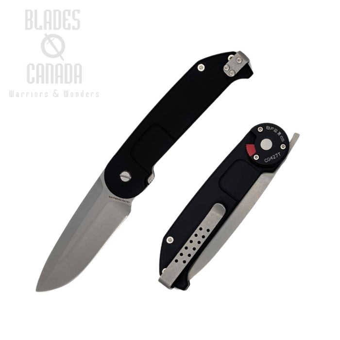 Extrema Ratio BF2 R CD Folding Knife, N690 SW Drop Point, Aluminum Black